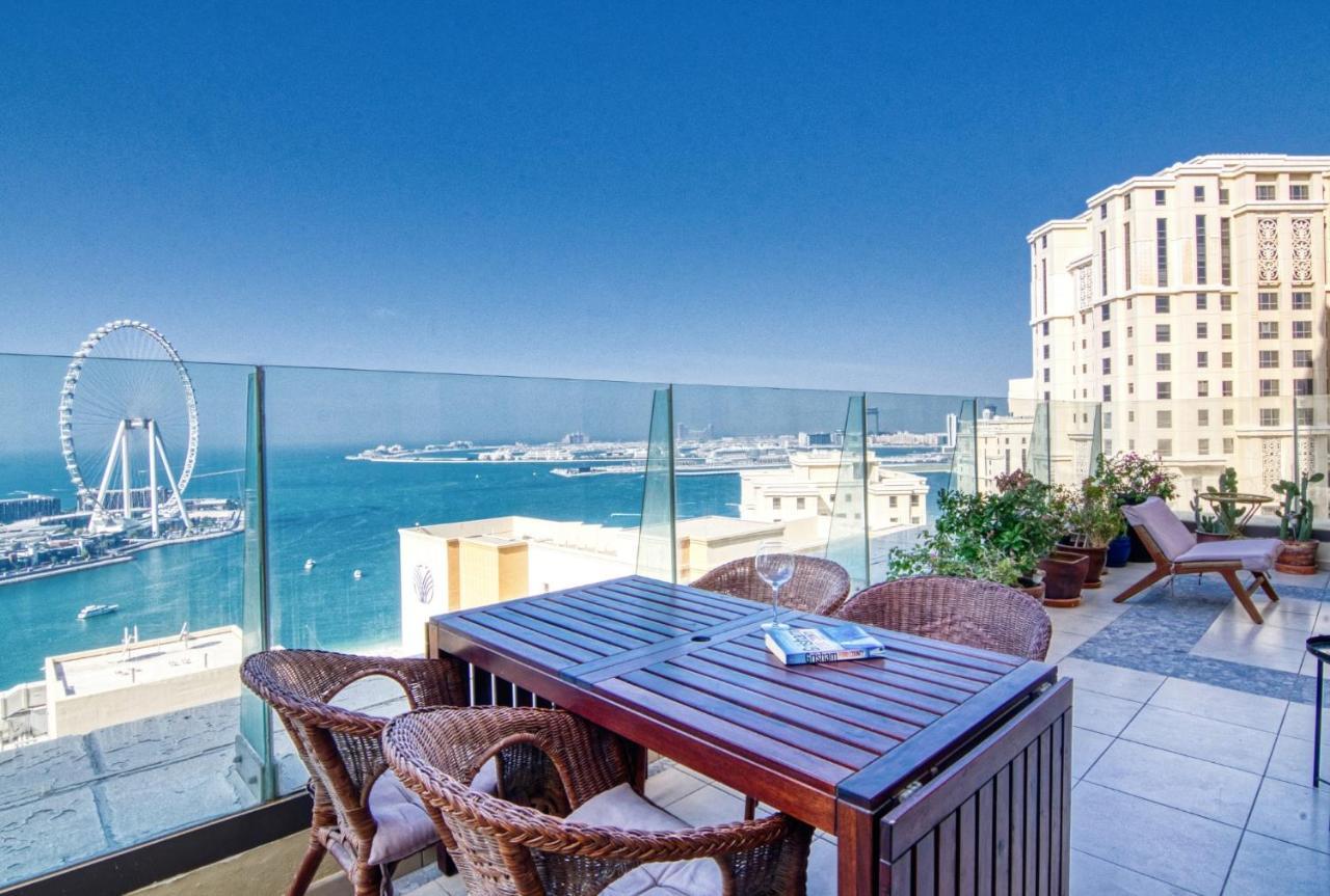 Full Sea View From A Big Terrace I 2 Bedrooms I Jbr Dubai Esterno foto